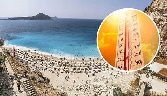 В Анталии начинается «жаровня»: воздух +44°C, морская вода + 28 градусов, туристы прячутся в отелях
